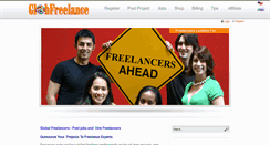 Desktop Screenshot of globfreelance.com